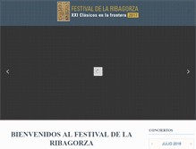 Tablet Screenshot of festivaldelaribagorza.com